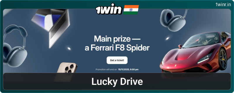 Bonuses with valuable prizes for Indian 1win players