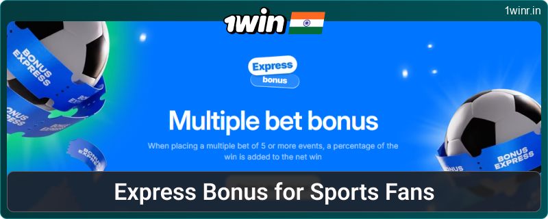 Multiple Bet Bonus at 1win India